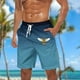 thumbnail image 4 of Pantalones Cortos Casuales para Hombre Imprimir con Bolsillos Pantalones de Playa de Cintura Elástica, Pantalones Cortos de Cintura Elástica para Hombre, 4 of 5