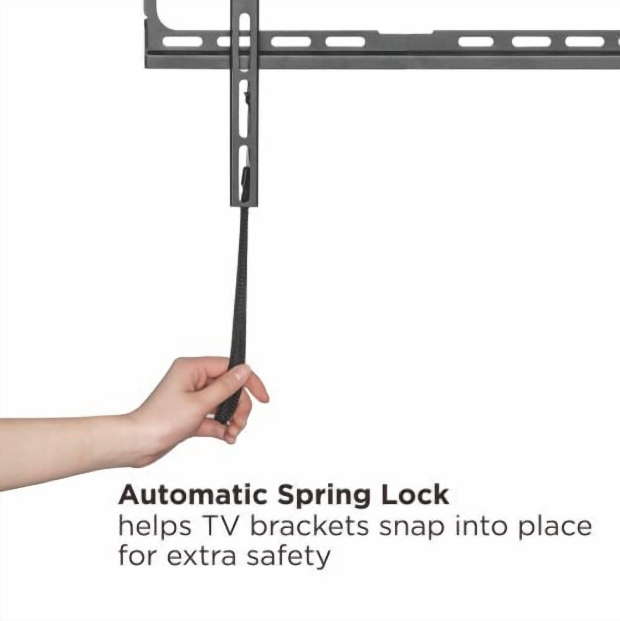 Low-Profile Tilt TV Wall Mount: 37''-80" Screens