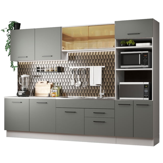 Cocina Integral Completa Modular Madesa Agata 310cm BG 01