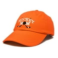 thumbnail image 5 of Dalix Hockey Mom Embroidered Womens Cotton Dad Hat Baseball Cap Adjustable in Orange, 5 of 5