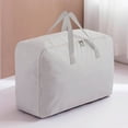 thumbnail image 2 of CASAFUN Collapsible Heavy Duty Storage Bags with Reinforced Handles for Moving, Oxford Large Storage Bag Organizer for Quilt Blanket Comforter Clothes Toys Tote Bag for Space Saving Travel, 2 of 6