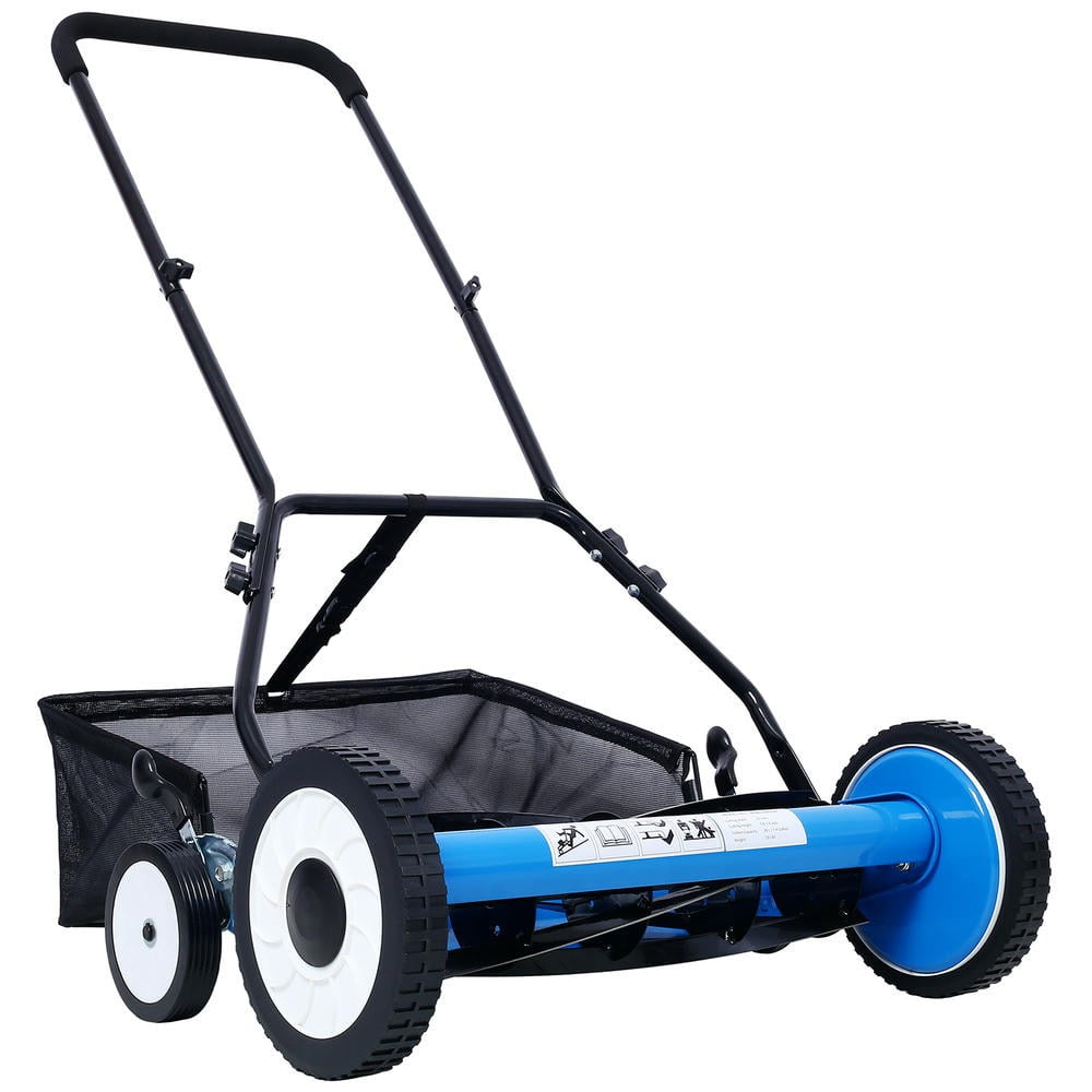 Earthwise GC91416-EW 14-Inch/16-Inch Reel Lawn Mower Grass Catcher