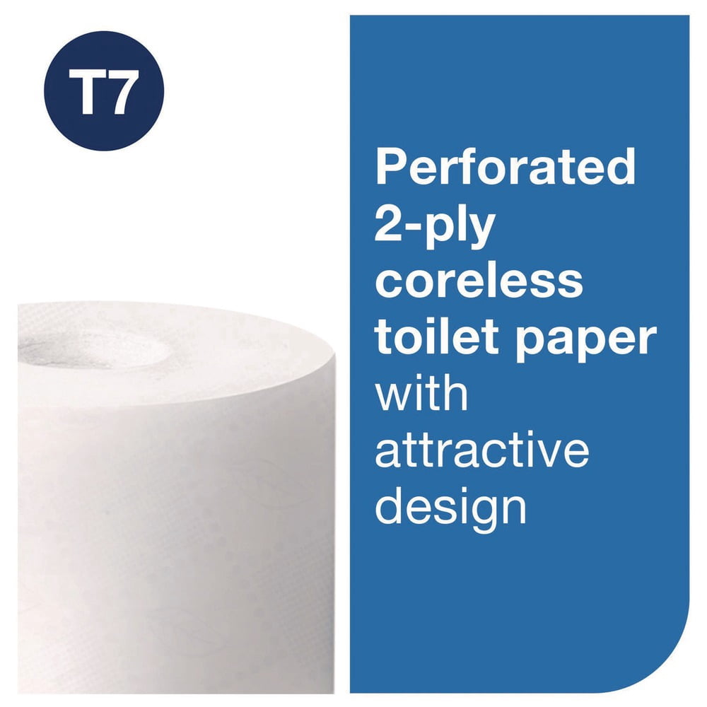 2-Ply Advanced Coreless High Capacity Bath Tissue - White (12 Rolls/Carton)