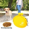 thumbnail image 2 of YIFAEUX Silicone Dog Treat Pouch Puppy Snack Bag Fanny Pack with Clip Portable Dog Food Carrier Holder for Outdoor Training, 2 of 7