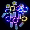 thumbnail image 4 of Cadena de luces navideñas de 1/2/3/5 metros, LED, creativa, 8 colores, caja de batería de botón, serie de lámparas de cobre, mini luces decorativas pequeñas, 4 of 5