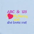 thumbnail image 2 of CafePress - My Nanny And She Loves Me! Body Suit - Baby Light Bodysuit, Size Newborn - 24 Months, 2 of 4