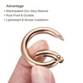 thumbnail image 4 of 36x25x5.5mm Round Zinc Alloy Spring Gate O Ring Snap Clip Buckle, Rose Gold 5 Pack, 4 of 5