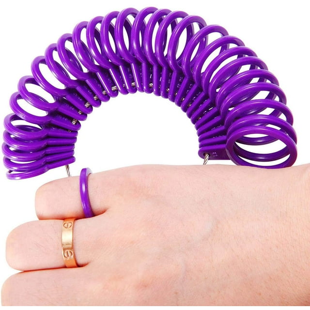 Jewelry Finger Sizer Measuring Ring-Ring Sizing Finger Size Gauge Set 27Pcs Circle Models Jewelry Sizer Tool-Ring