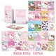 thumbnail image 1 of 50 unids/caja tarjetas Sanrio Kawaii Hello Kitty Kuromi Melody Cinnamoroll Pochacco colección de tarjetas para niños niñas juguetes para regalo de cumpleaños, 1 of 5
