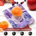 thumbnail image 5 of Food Scale Small Food Scale Kitchen Scale Kitchen Electronic Scale Multifunctional Digital Kitchen Scale Baking and Cooking Scale Purple Roses Seamless, 5 of 7