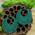 thumbnail image 2 of Pendientes de cobre Qarigey 1 par redondos elegantes AP015713-02, 2 of 6