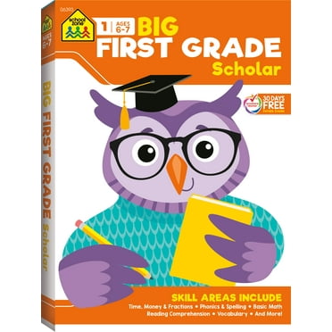 School Zone Big First Grade Scholar Workbook (Walmart Exclusive)