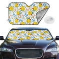 thumbnail image 2 of Balery Ducks and Anchors Print Car Windshield Sun Shade,Windshield Sunshade for Car Pickup Truck SUV Accessories-Medium, 2 of 7