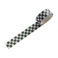 thumbnail image 1 of 1 Roll Washi Tape Sticky Adhesive Clear Print Removable Fade-resistant Scrapbooking Washi Checkerboard Pattern Paper Tape For Kids, 1 of 5