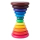 thumbnail image 2 of 12 piezas de bloques de colores arcoíris, juego de equilibrio y apilamiento, rompecabezas educativo plano 12pcs arco iris, 2 of 5
