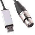 thumbnail image 2 of For Computer Usb To Xlr Interface Dmx512 Dmx 512 Rs485 Control Serial Port Adapter Converter Cable - Professional Lighting Control, 2 of 5