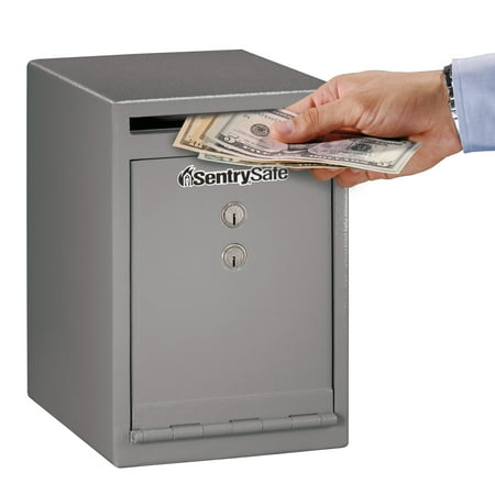 SentrySafe Under Counter Drop Slot Business Safe with Key Lock, UC-039K