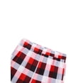 thumbnail image 4 of Pyjamas de Noël Assortis pour la Famille Ensemble Imprimé Lettre Élan Manches Longues Raglan Col Rond Vêtements de Nuit pour Mère/père/enfant, 4 of 6
