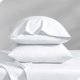 thumbnail image 1 of Bare Home Juego de Fundas de Almohada de Tejido de Percal - 300 Hilos - 100 % Algodón Orgánico - Estándar, Blanco, 1 of 4