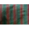 thumbnail image 4 of oneOone Cotton Silk Fabric Stripe & Diamond Block Print Fabric By The Yard 42 Inch Wide, 4 of 4