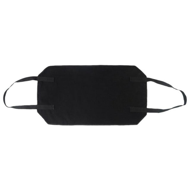 Bolsa de gran capacidad para transportar leña, porta leña portátil para exteriores negro