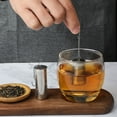 thumbnail image 2 of 2 Pcs 304 Stainless Steel Tea Filter (small Size) 2pcs Kitchen Supplies Strainers Seasoning Leaves Infuser, 2 of 6