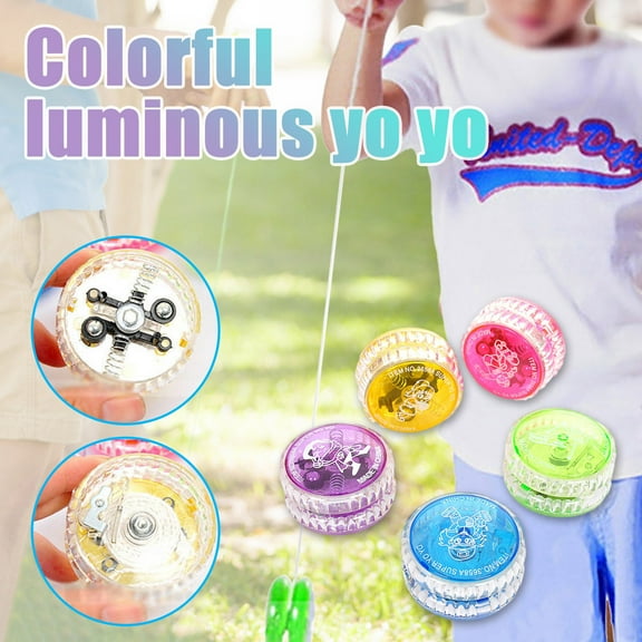 Toys Limelight LED Light-Up Yo-Yo Beginner Level Yo-Yo with LED Lights Body & Great for String Tricks for Advance Players to Perform Like Pros