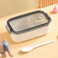 thumbnail image 5 of Leak-proof Portable Boxes Sealed Dinnerware Lunchbox Lunch Bag Microwavable Bento Box Food Container Lunch Box DARK BLUE, 5 of 8