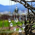 thumbnail image 4 of Juego de 7 atrapasueños de cristal arcoíris, cadena de cuentas de cristal Fengshui, colgante para ventana, fiesta en el jardín, 4 of 5