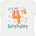 thumbnail image 4 of Inktastic It's My Fourth Birthday Boys or Girls Toddler T-Shirt, 4 of 5