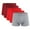Gray a, variant on Zylanna Men's Boxer Briefs, Stretch Soft Moisture-Wicking 5-Pack Underwear for Men Oversized Red Size 2XL