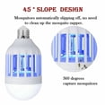 thumbnail image 3 of 2 Pack Light Zapper LED Lightbulb Bug Mosquito Fly Insect Killer Bulb Lamp for Home Patio, Bedroom, Kitchen, Office, 3 of 7