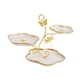 thumbnail image 1 of Expositor de 3 niveles para cupcakes, soporte decorativo para aperitivos y postres. Blanco, 1 of 9