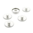 thumbnail image 3 of Transemion 20 Pieces/Set Snap Button Base Round DIY Jewelry Finding Accessories 16mm, 3 of 6