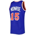 thumbnail image 3 of Men's Mitchell & Ness Earl Monroe Blue New York Knicks 1972/73 Hardwood Classics Swingman Jersey, 3 of 3