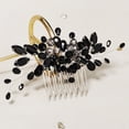 thumbnail image 4 of Crystal Hair Comb Wedding Bride Rhinestone Hair Comb Delicate Bridal Headpiece, 4 of 8