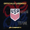 thumbnail image 4 of Icon Sports Official Licensed US Soccer Youth USMNT Crossover Game Day Poly Shirt for Kids, Red - YM, 4 of 4