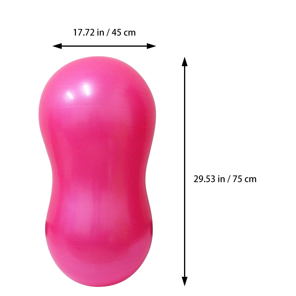 YSNOOWE Pink Balancer Exercising Ball with Anti Burst Material for Gym Workouts