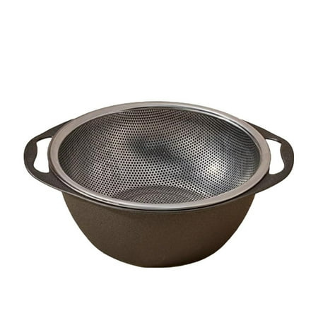 

AdXKenry Vegetable Dehydrator Plastic Salad Vegetable Dehydrator Multipurpose Double Layer Basket Fruit Strainer Double Layer Vegetable Washing Basket Vegetable Basket