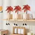 thumbnail image 4 of Decoración para el hogar, decoración de otoño, ramas de hojas de arce artificiales de seda, tallos otoñales, hojas de arce falsas para ramos de boda y mesas., 4 of 6