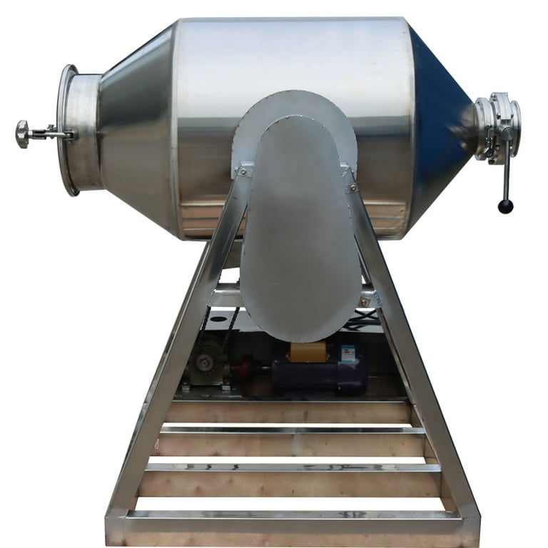 TECHTONGDA Dry Powder Mixer Drum Blender Mixing Machine for Feed Particle  Granual 15gallon