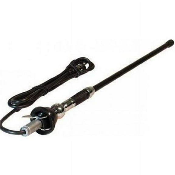 Impulse  AI-07 High Quality Universal Top Mount Black Rubber Antenna