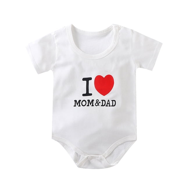 Birdeem Barboteuse pour Bébés Filles Tout-Petits Bébés Filles Garçons Manches Courtes T-Shirt Imprimé Coloré Col Rond Combinaison Barboteuse