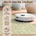 thumbnail image 6 of Design&I 8'x10' Ultra Soft Area Rug, Sage Cream Checkered Stripe Waffle Motif Symmetrical Bathroom None Fluffy Washable Non Shedding for Bedroom Living Room Under Sectional, 6 of 7