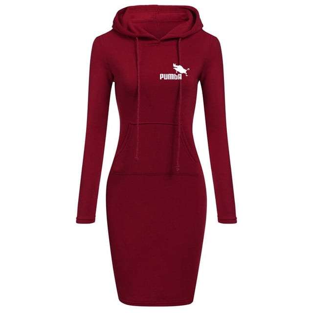 2022 Spring Autumn Sweatshirt Long-Sleeved Dress Woman Clothing Hooded Collar Pocket Simple Casual Lady Dress SweatshirtL Gao Jinjia LED
