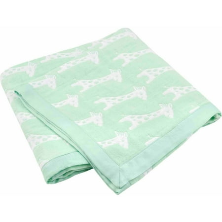 Child of Mine by Carter's Giraffe Family Jacquard Muslin Blanket