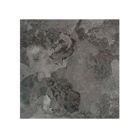 Mosaico Clasico 12x12 2.0mm Self Adhesive Vinyl Floor Tile - Midnight Marble - 9 Tiles/9 sq. ft.