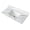 White Marble-3, variant on The Sanctuary 43 Inch Marble Vanity Top, Carrara White with Veins, For Bathroom, Made from Sintered Stone, Everyday Style
