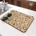 thumbnail image 3 of Christmas Coffee Mat Rubber Dish Drying Mat For Kitchen Counter Farmhouse Style Art Kitchen Mat Thanksgiving Coffee Bar Accessories Decorative Cookies Coffee Chocolate Dish Drying Pad 23.5"X 15.5", 3 of 6