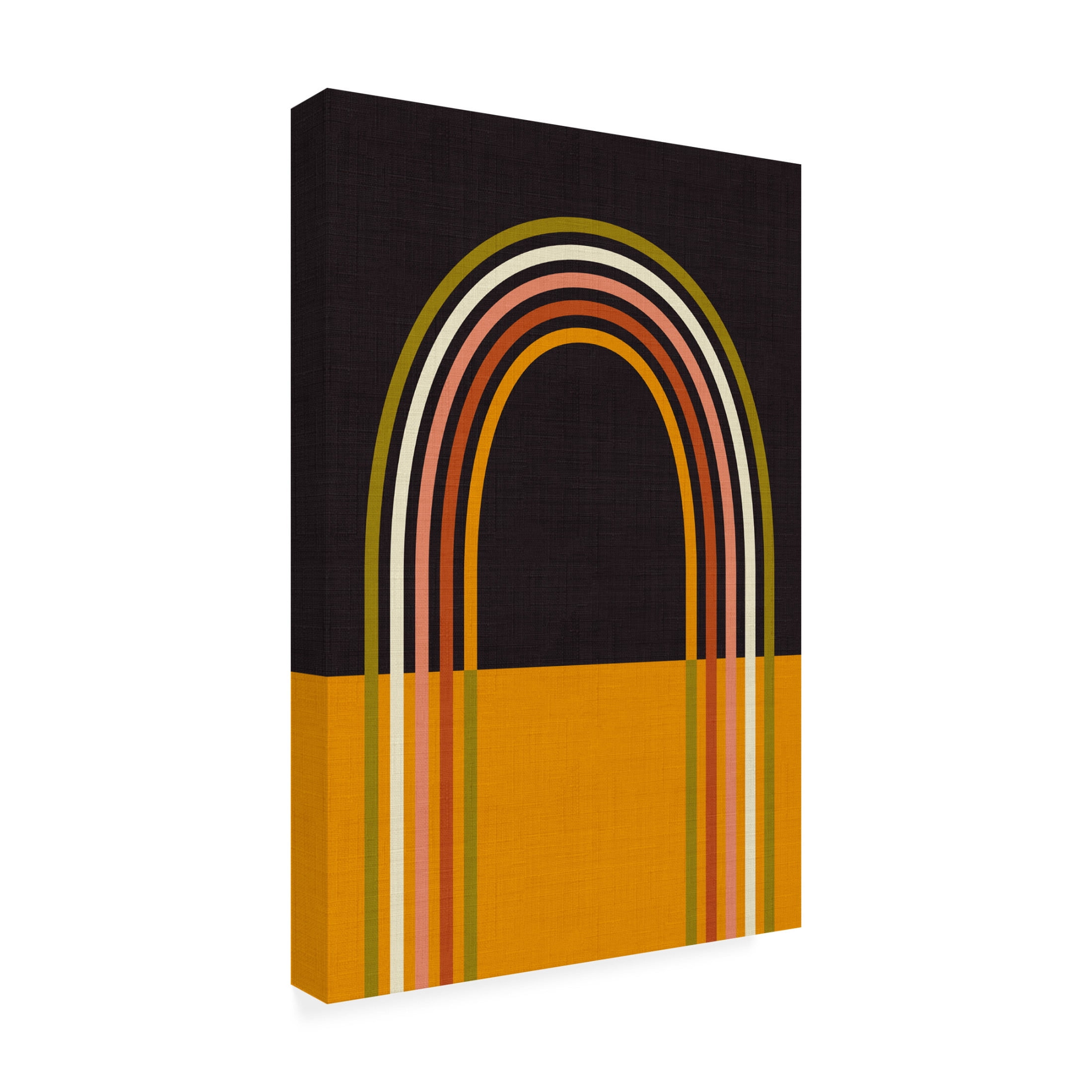 Trademark Fine Art Ana Rut Bre Geo Shapes Fall 21 Rainbow Arc Canvas Wall Art